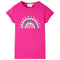 Kindershirt 128 donkerroze