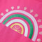Kindershirt 128 donkerroze