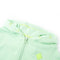Kindervest met capuchon en rits 140 felgroen