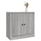 Dressoir 70x35,5x67,5 cm bewerkt hout grijs sonoma eikenkleurig