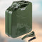 Metalen jerrycan 20L incl. schenktuit , set van 3