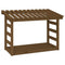 Haardhoutrek 108x64,5x78 cm massief grenenhout honingbruin