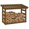 Haardhoutrek 108x64,5x78 cm massief grenenhout honingbruin