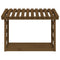 Haardhoutrek 108x64,5x78 cm massief grenenhout honingbruin