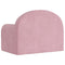 Kinderbank zacht pluche roze