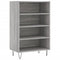 Hoge kast 57x35x90 cm bewerkt hout grijs sonoma eikenkleurig