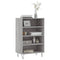 Hoge kast 57x35x90 cm bewerkt hout grijs sonoma eikenkleurig