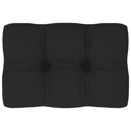 Bankkussen pallet 60x40x10 cm zwart