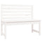 Tuinbank 109 cm massief grenenhout wit