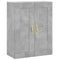 Wandkast 69,5x34x90 cm bewerkt hout betongrijs
