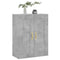 Wandkast 69,5x34x90 cm bewerkt hout betongrijs