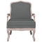 Fauteuil 64x64x90 cm stof donkergrijs