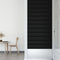 Wandpanelen 12 st 1,62 m 90x15 cm kunstleer zwart