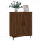 Dressoir 69,5x34x90 cm bewerkt hout bruineikenkleurig