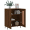 Dressoir 69,5x34x90 cm bewerkt hout bruineikenkleurig