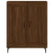 Dressoir 69,5x34x90 cm bewerkt hout bruineikenkleurig