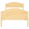 Bedframe massief grenenhout 100x200 cm