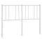 Hoofdbord 135 cm metaal wit