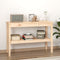 Wandtafel 110x40x75 cm massief grenenhout