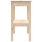 Wandtafel 110x40x75 cm massief grenenhout