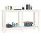 Werkbank 140x50x80 cm massief grenenhout wit