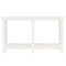 Werkbank 140x50x80 cm massief grenenhout wit