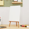 Canvasdoeken 12 st stof en massief grenenhout wit