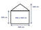 Premium Partytent PVC 3x4x2 mtr in Wit-Groen