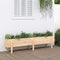 Plantenbak verhoogd 160x30x38 cm massief grenenhout