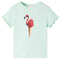 Kindershirt 116 lichtmintkleurig