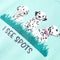 Kindershirt met hondenprint 128 lichtmintkleurig
