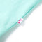 Kindershirt met hondenprint 128 lichtmintkleurig
