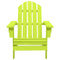 Tuinstoel Adirondack massief vurenhout groen
