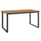 Tuintafel met U-vormige poten 160x80x75 cm massief acaciahout