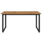 Tuintafel met U-vormige poten 160x80x75 cm massief acaciahout