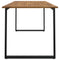 Tuintafel met U-vormige poten 160x80x75 cm massief acaciahout