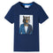 Kindershirt met korte mouwen 104 donkerblauw