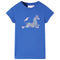 Kindershirt 116 kobaltblauw