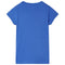 Kindershirt 116 kobaltblauw
