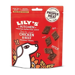 LILY'S KITCHEN DOG ADULT TRAINING TREATS CHICKEN / BEEF 70 GR