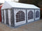 Professionele Partytent PVC 3x6x2,2 mtr in Wit-Grijs
