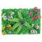 Hek met kunstplanten6 st 40x60 cm groen