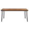 Tuintafel met haarspeldpoten 180x90x75 cm massief acaciahout