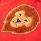 Kindertrui met capuchon 140 rood