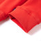 Kindertrui met capuchon 140 rood
