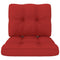 Bankkussens 2 st stof rood