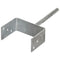 Grondankers 6 st 14x6x30 cm gegalvaniseerd staal zilverkleurig