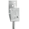 Grondankers 6 st 14x6x30 cm gegalvaniseerd staal zilverkleurig