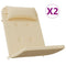 Stoelkussens 2 st Adirondack oxford stof beige