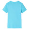 Kindershirt 116 zeeblauw